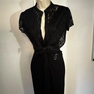 VINTAGE Liz Claiborne Elegant Black Lace top